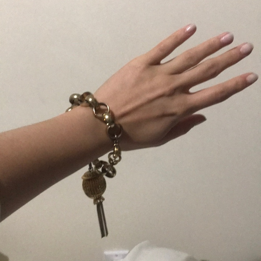 J.Crew Collection Statement Gold Bracelet